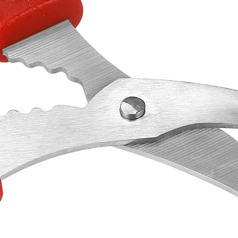 Calary 8Pcs Seafood Scissors Crab Scissors Seafood Shears Multifunctional Crab Leg Crackers and Tools - Image 3